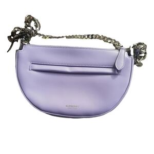 Nwt. Burberry Olympia in soft violet with silver hardware